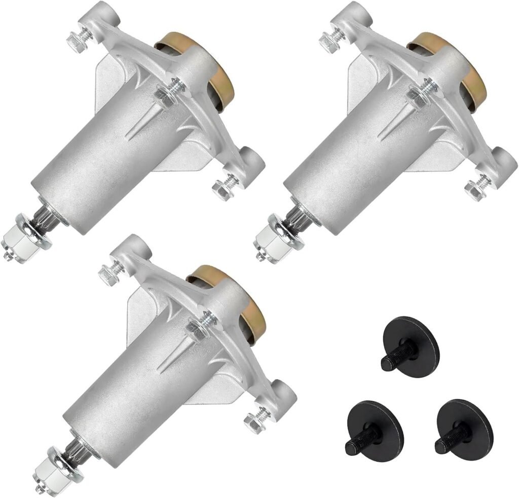 Belleone 187292 Spindle Assembly Fits for Craftsman HU Arians Poulan-Pro, 587819701 Mandrel Assembly for 42" 46" 48" 54 Deck Mower, Replace for 192870 532187281, 3 Pack