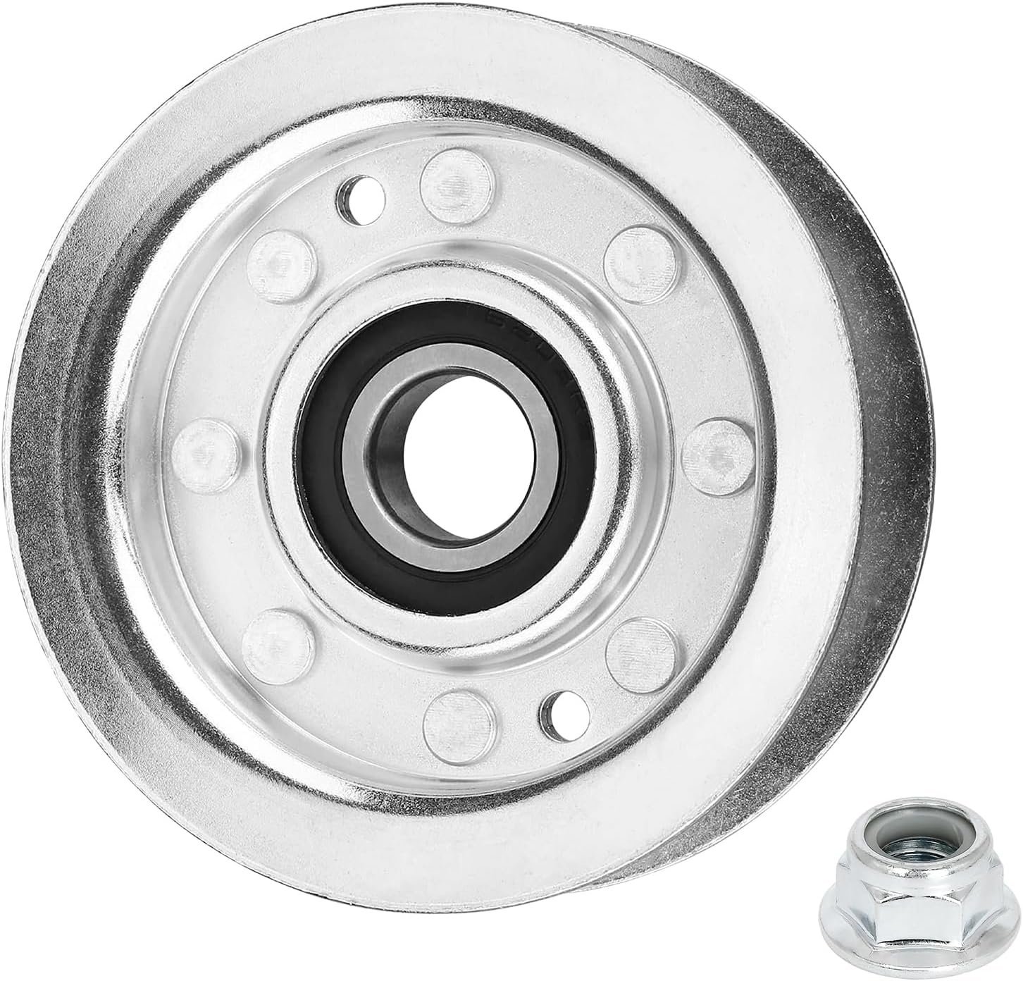 Belleone GY20067 Idler Pulley Fits for John Deere - GY22172 Idler Pulley Compatible with John Deere L120 L130 2002 2003 2004 GY20996 GY20050 GX20305 Lawn Tractors with 42" 48" Deck - Image 6
